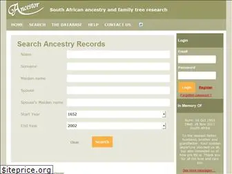 ancestor.co.za