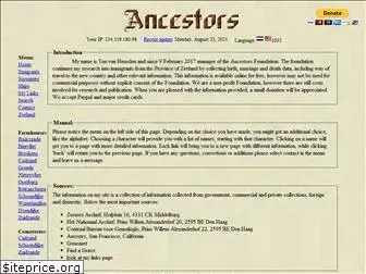 ancestors.nl