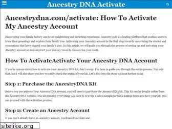 ancestry-dnaactivate.com
