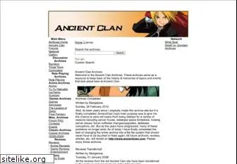 ancientclan.org