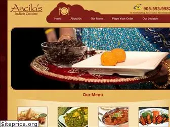 ancilasindiancuisine.ca