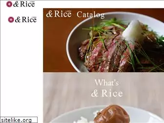 and-rice.com