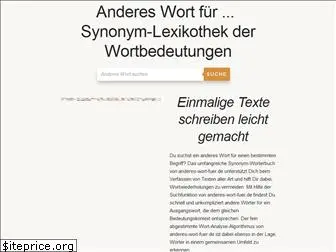 anderes-wort-fuer.de