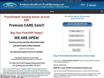 andersonandkoch-ford-warranty.com