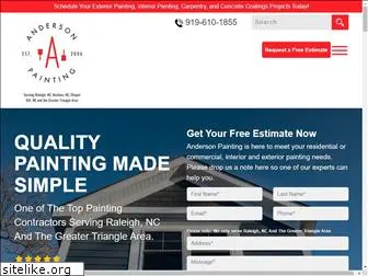 andersonpaintingnc.com