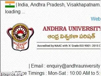 andhrauniversity.edu.in