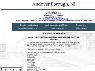 andoverboroughnj.org