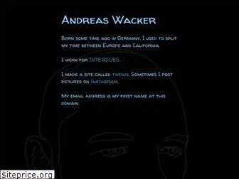 andreaswacker.com