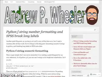 andrewpwheeler.wordpress.com