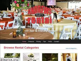 andrewspartyrental.com