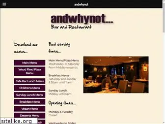 andwhynot.com