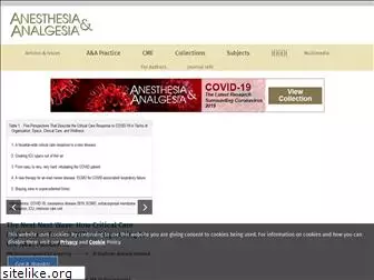 anesthesia-analgesia.org