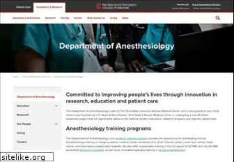 anesthesiology.osu.edu