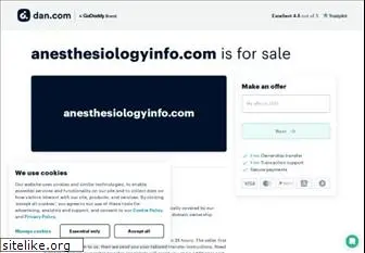 anesthesiologyinfo.com