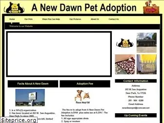 anewdawnpetadoption.org