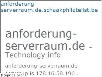 anforderung-serverraum.de.schaakphilatelist.be