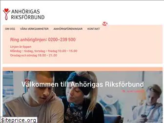 anhorigasriksforbund.se