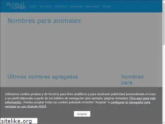 animal-nomen.net