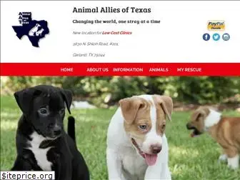 animalalliesoftexas.org