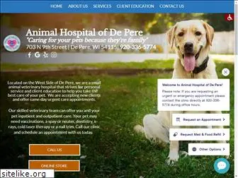animalhospitalofdepere.com