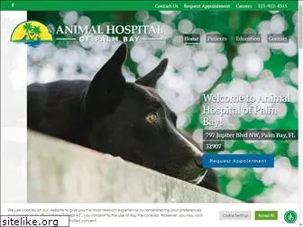 www.animalhospitalofpalmbay.com