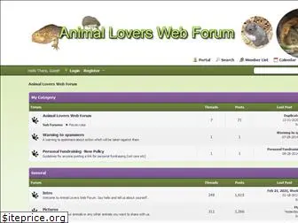 animalloverswebforum.com