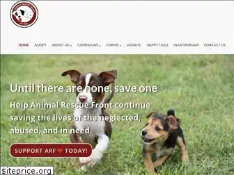 animalrescuefront.org