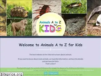 animalsatozforkids.com