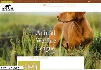 animalwelfareleague.com