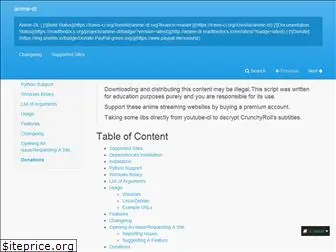 anime-dl.readthedocs.io