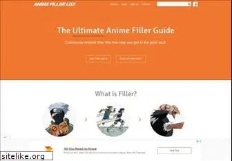 Get Complete Anime Filler List at AnimeFillerList.net - video