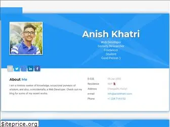 anishkhatri.com