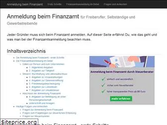 anmeldung-finanzamt.de