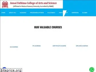 www.annaifathimacollege.edu.in