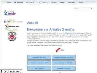 annales2maths.com