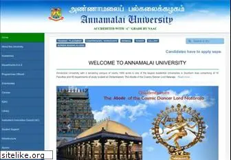 annamalaiuniversity.ac.in