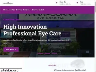 annapoornaeyehospital.com