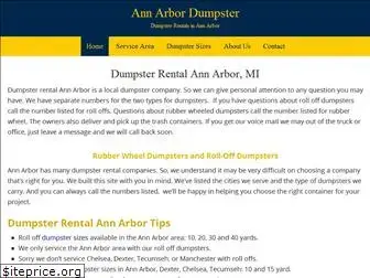 annarbordumpster.com