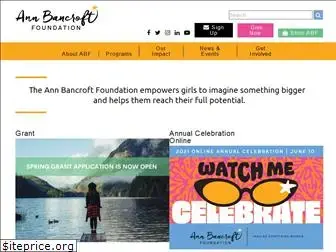 annbancroftfoundation.org