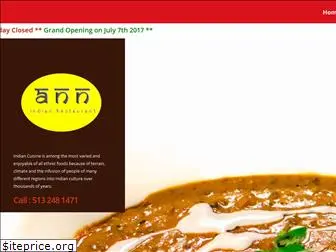 annindianrestaurant.com