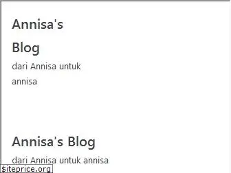 annisa.web.id