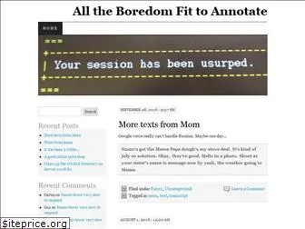 annotatedboredom.com