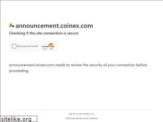 announcement.coinex.com