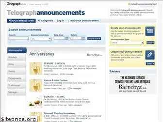 announcements.telegraph.co.uk