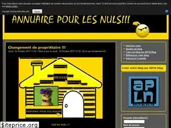 www.annuairepourlesnuls.fr