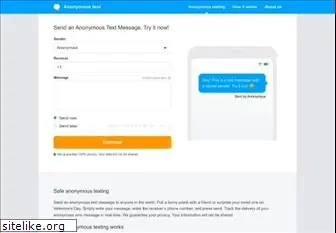 anonymoustext.com