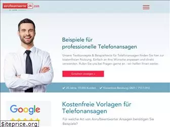 anrufbeantworteransagen.com