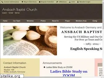 ansbachbaptistchurch.org