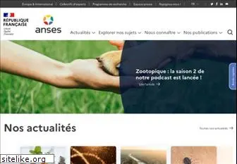 www.anses.fr