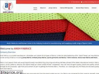 anshfabrics.in